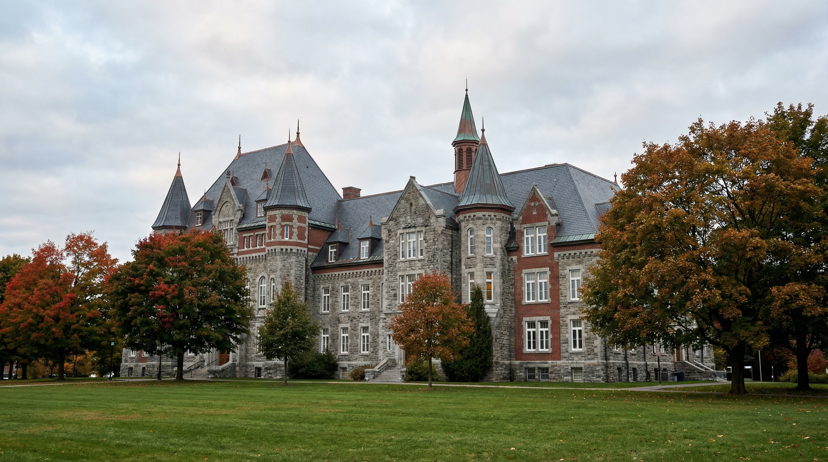 Campus de l'École Saint-Paul, Québec — bâtiments et espaces verts